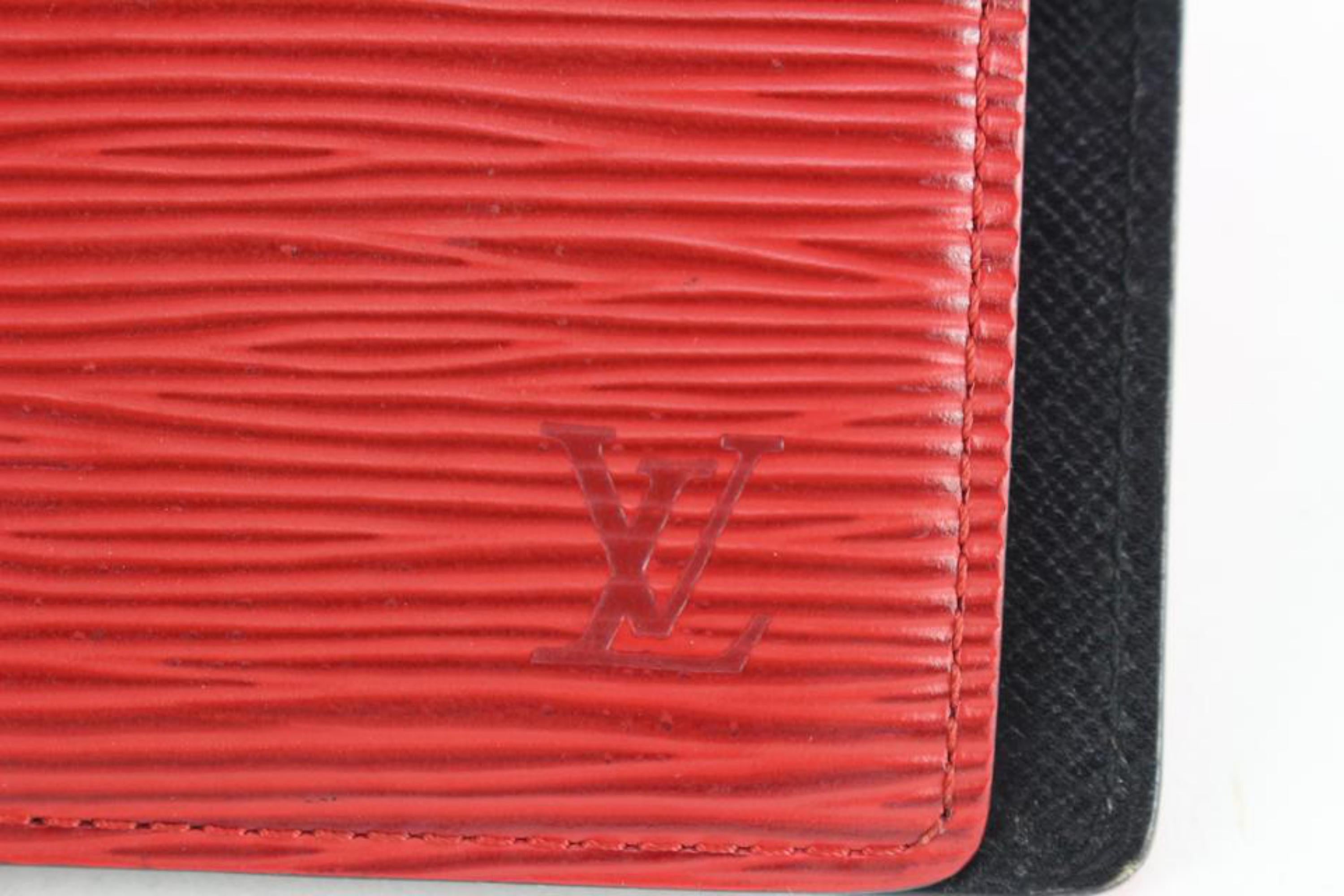 Louis Vuitton Red Epi Leather Small Ring Agenda PM 24lz510s For Sale 1