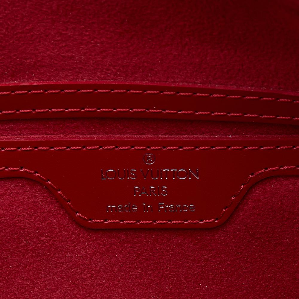 Louis Vuitton Red Epi Leather Soufflot Bag 6