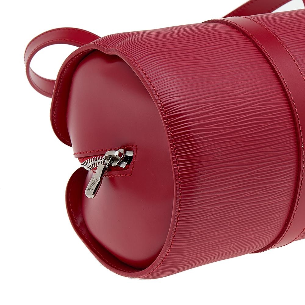 Louis Vuitton Red Epi Leather Soufflot Bag 2