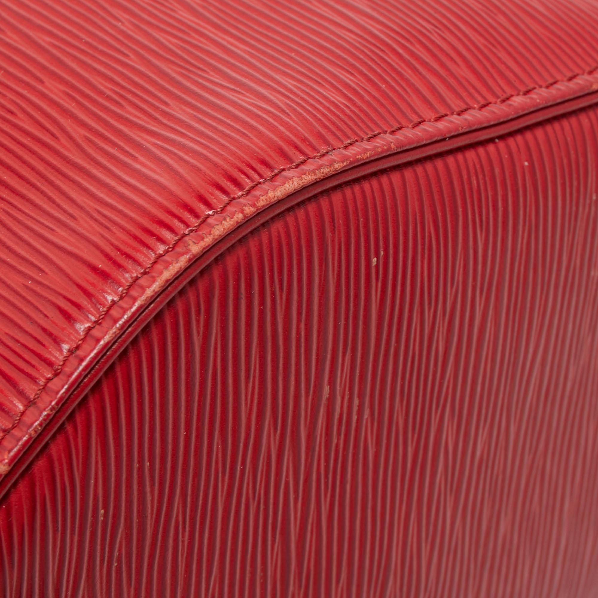 Louis Vuitton Red Epi Leather Speedy 25 Bag 1