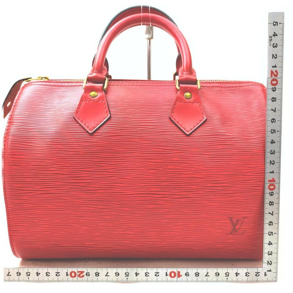Louis Vuitton Red Epi Leather Speedy 25 Boston PM 861570 3