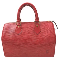 Louis Vuitton Red Epi Leather Speedy 25 Boston PM 861570