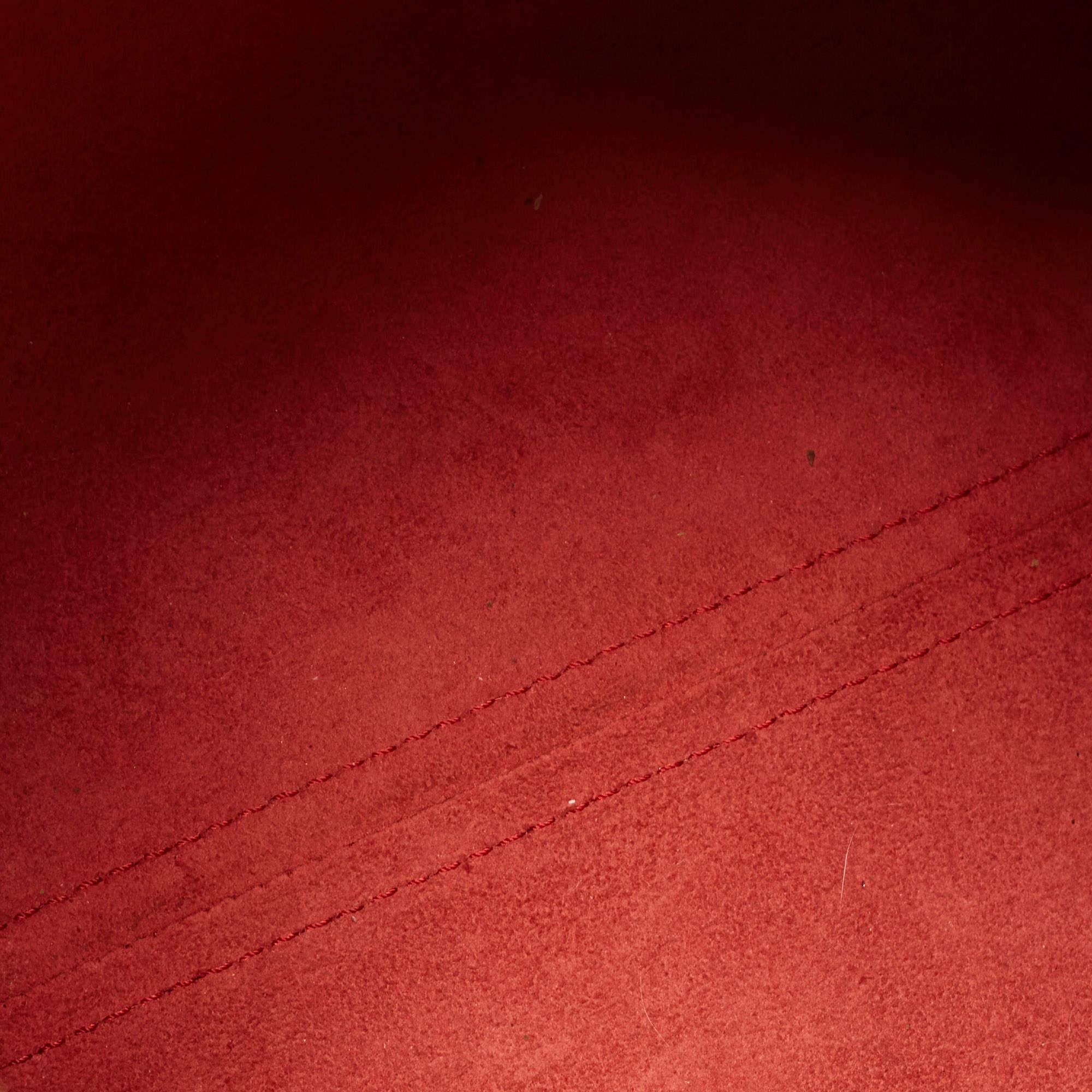 Louis Vuitton Red Epi Leather Speedy 30 Bag 4