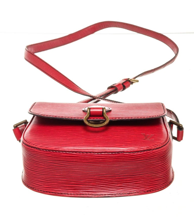 Saint cloud leather crossbody bag Louis Vuitton Red in Leather - 25101207
