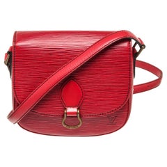 Louis Vuitton Crossbody With Red - 19 For Sale on 1stDibs