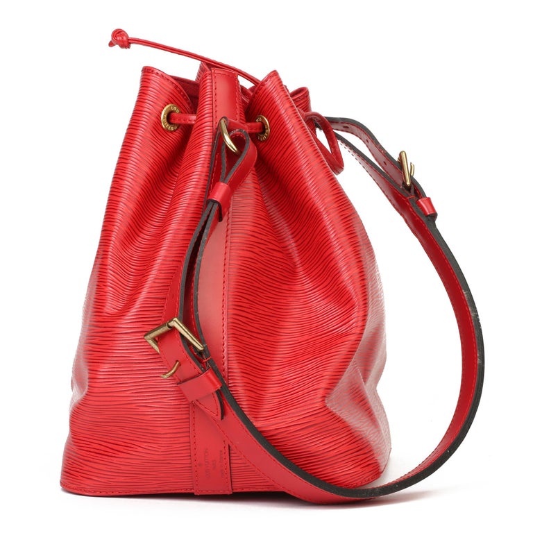 Louis Vuitton Red Since 1854 Petit Sac Plat with Strap Mini Nano Leather  ref.294079 - Joli Closet