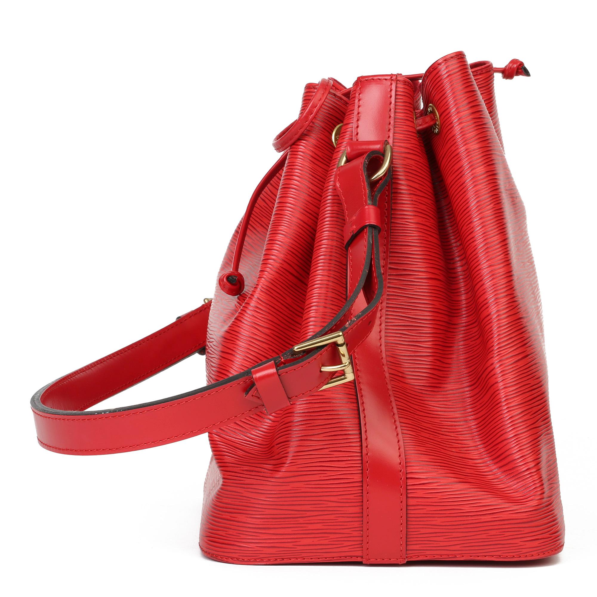 Louis Vuitton Red Epi Leather Vintage Petit Noé In Excellent Condition In Bishop's Stortford, Hertfordshire