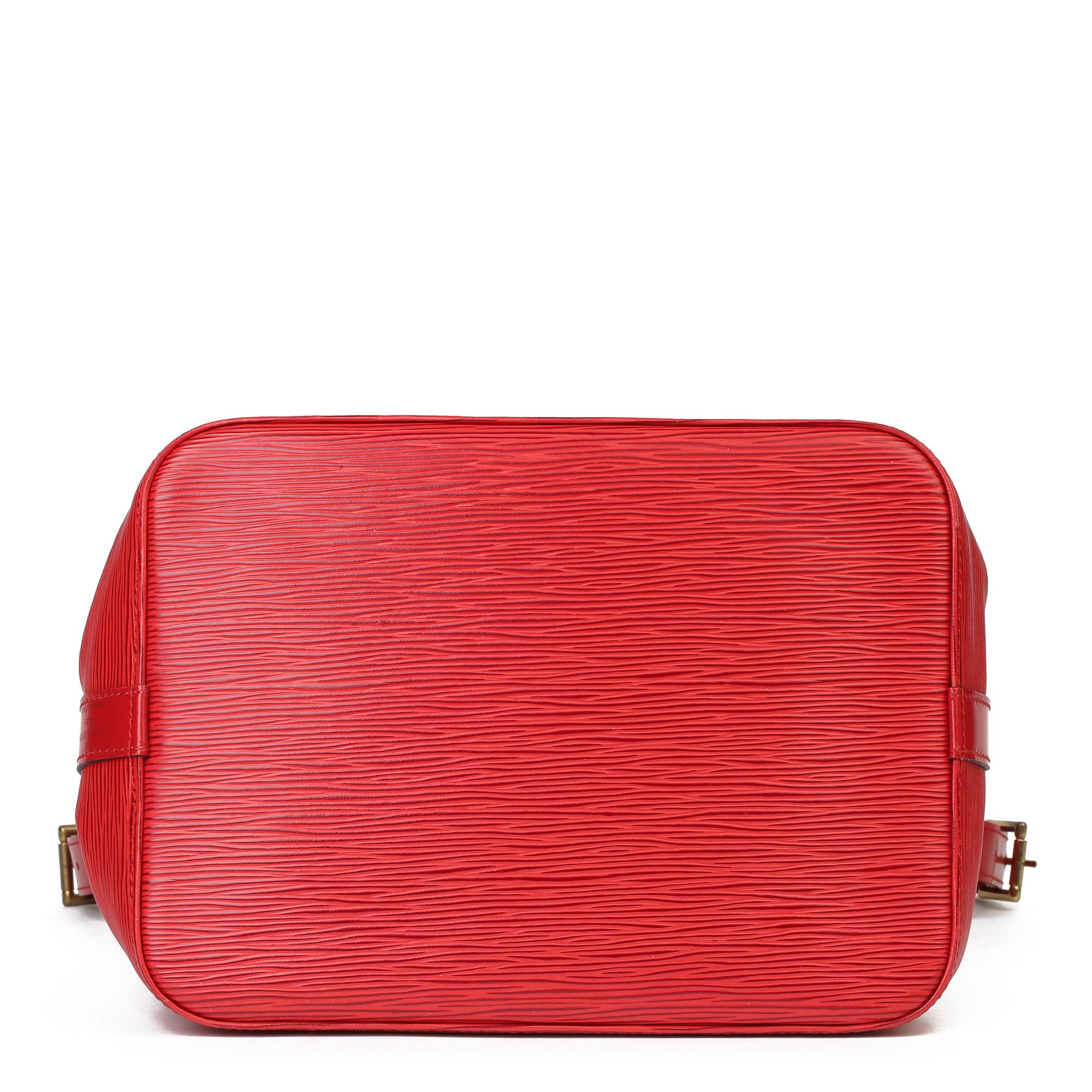 Louis Vuitton Red Epi Leather Vintage Petit Noé 1