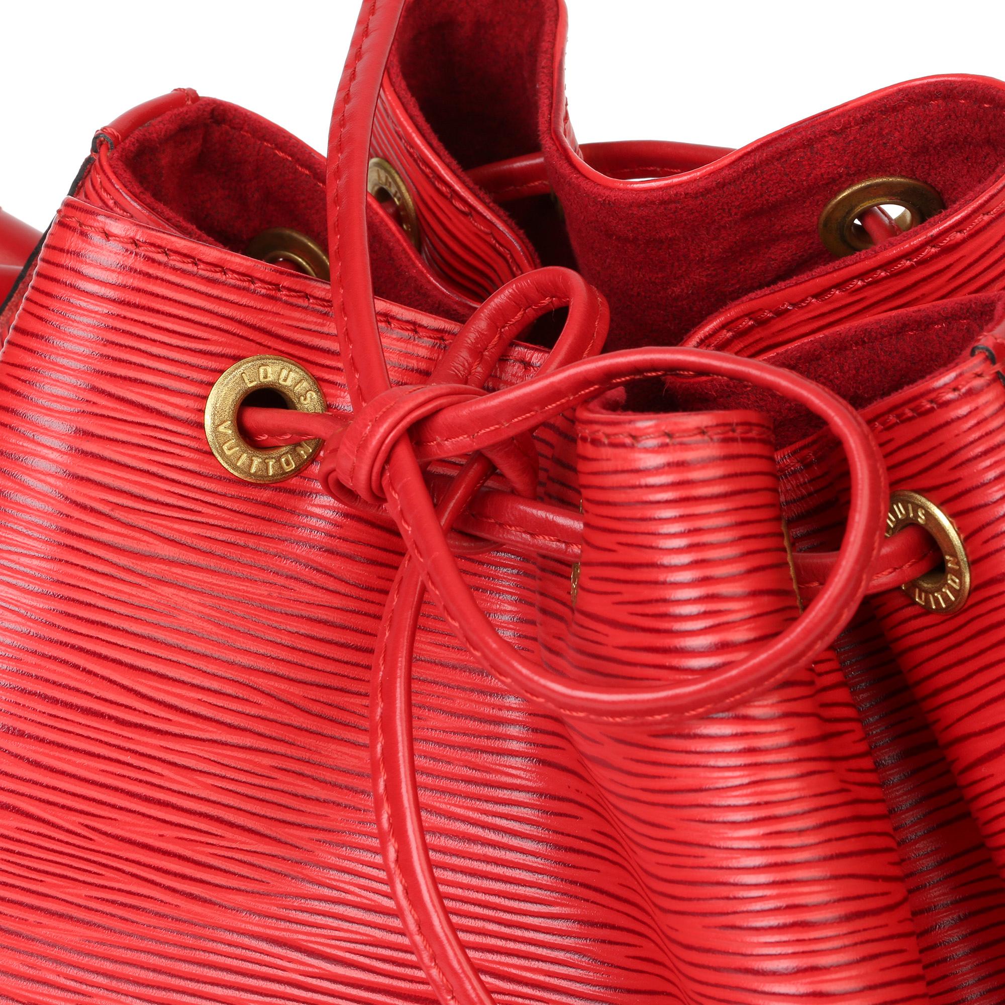 Louis Vuitton Red Epi Leather Vintage Petit Noé 2