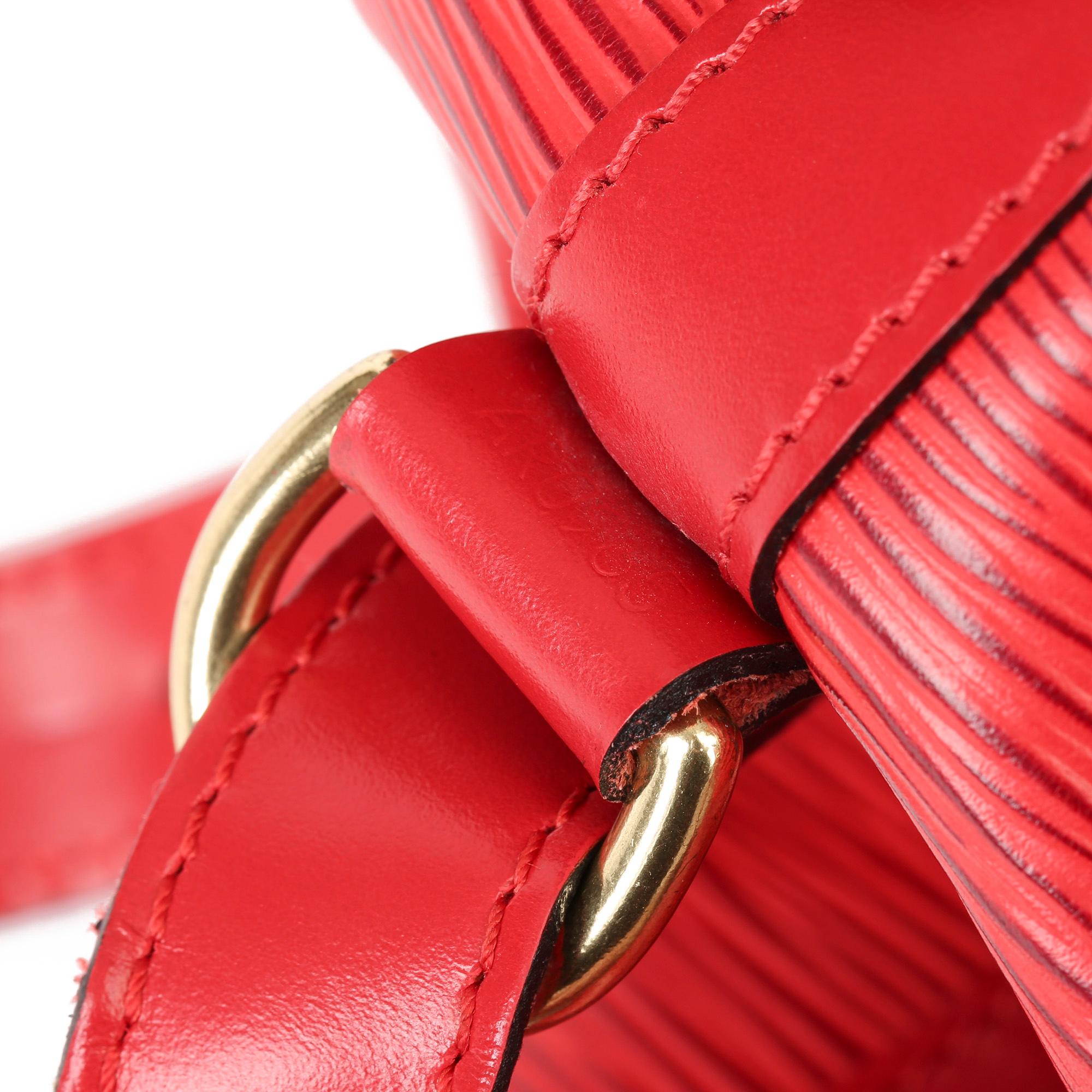 Louis Vuitton Red Epi Leather Vintage Petit Noé 5