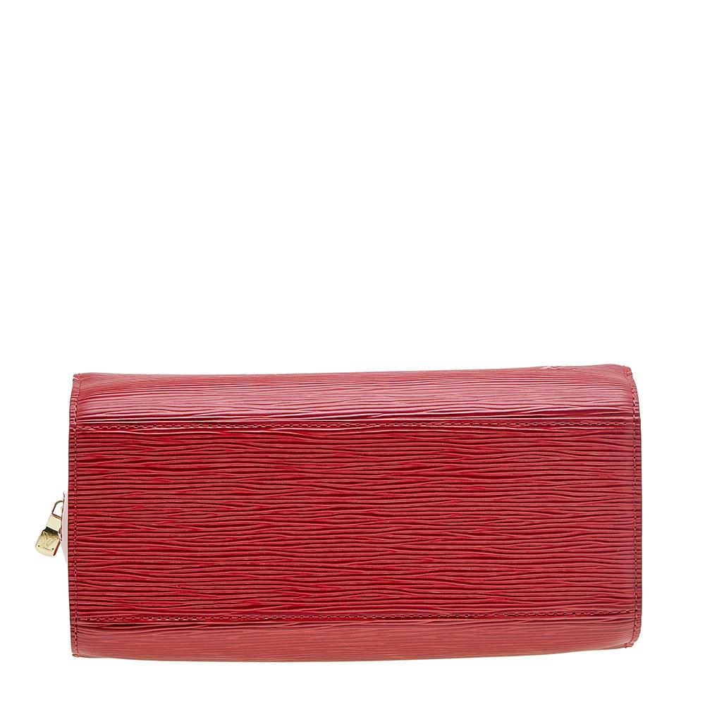 Women's Louis Vuitton Red Epi Leather Vintage Pont Neuf PM Bag