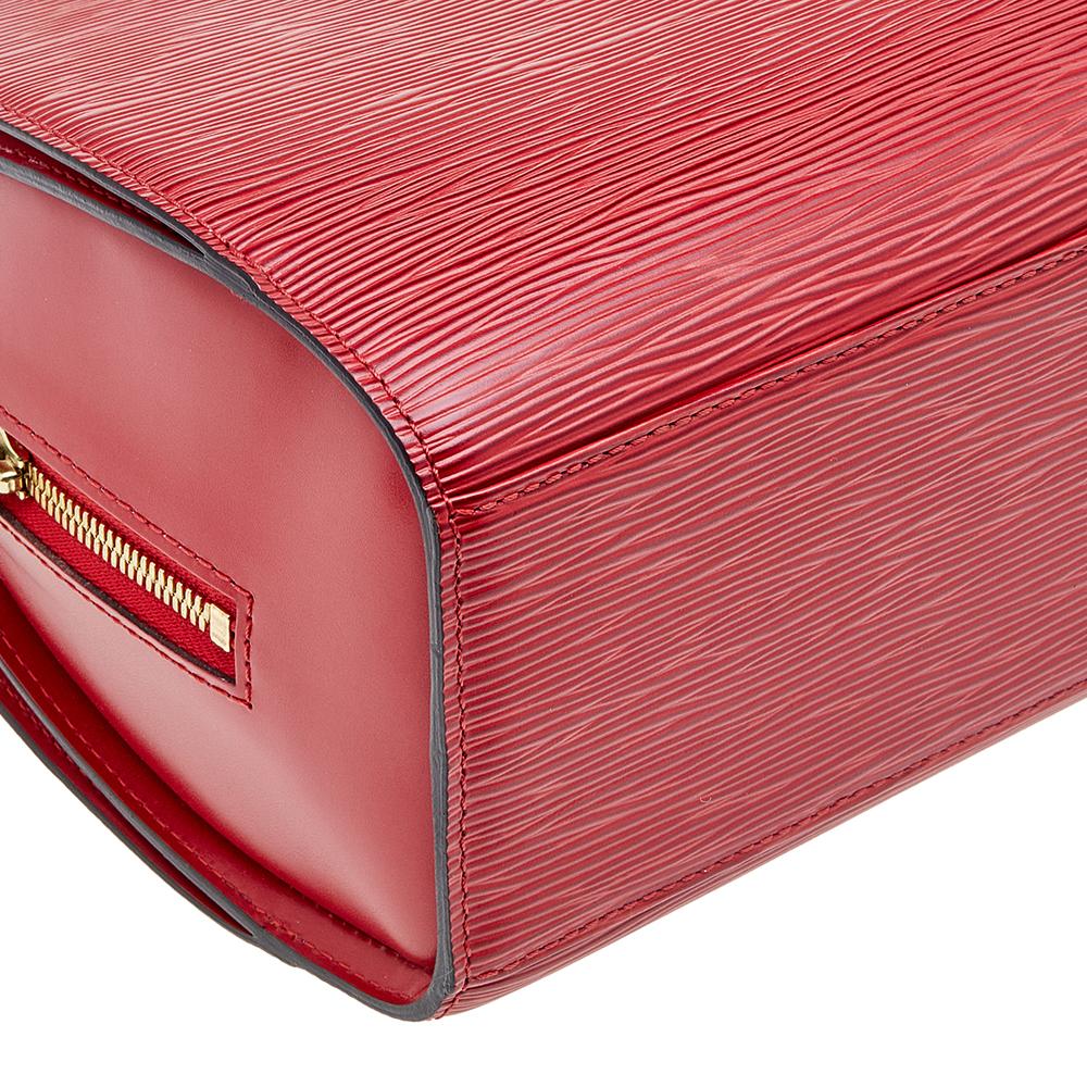 Louis Vuitton Red Epi Leather Vintage Pont Neuf PM Bag 2
