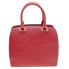 Louis Vuitton Red Epi Leather Vintage Pont Neuf PM Bag