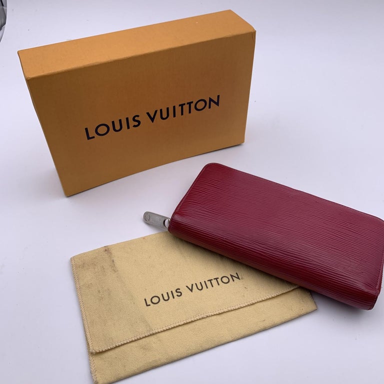 Louis Vuitton Red Epi Leather Zippy Long Continental Wallet 2
