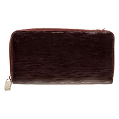 Louis Vuitton Red Epi Leather Zippy Organizer