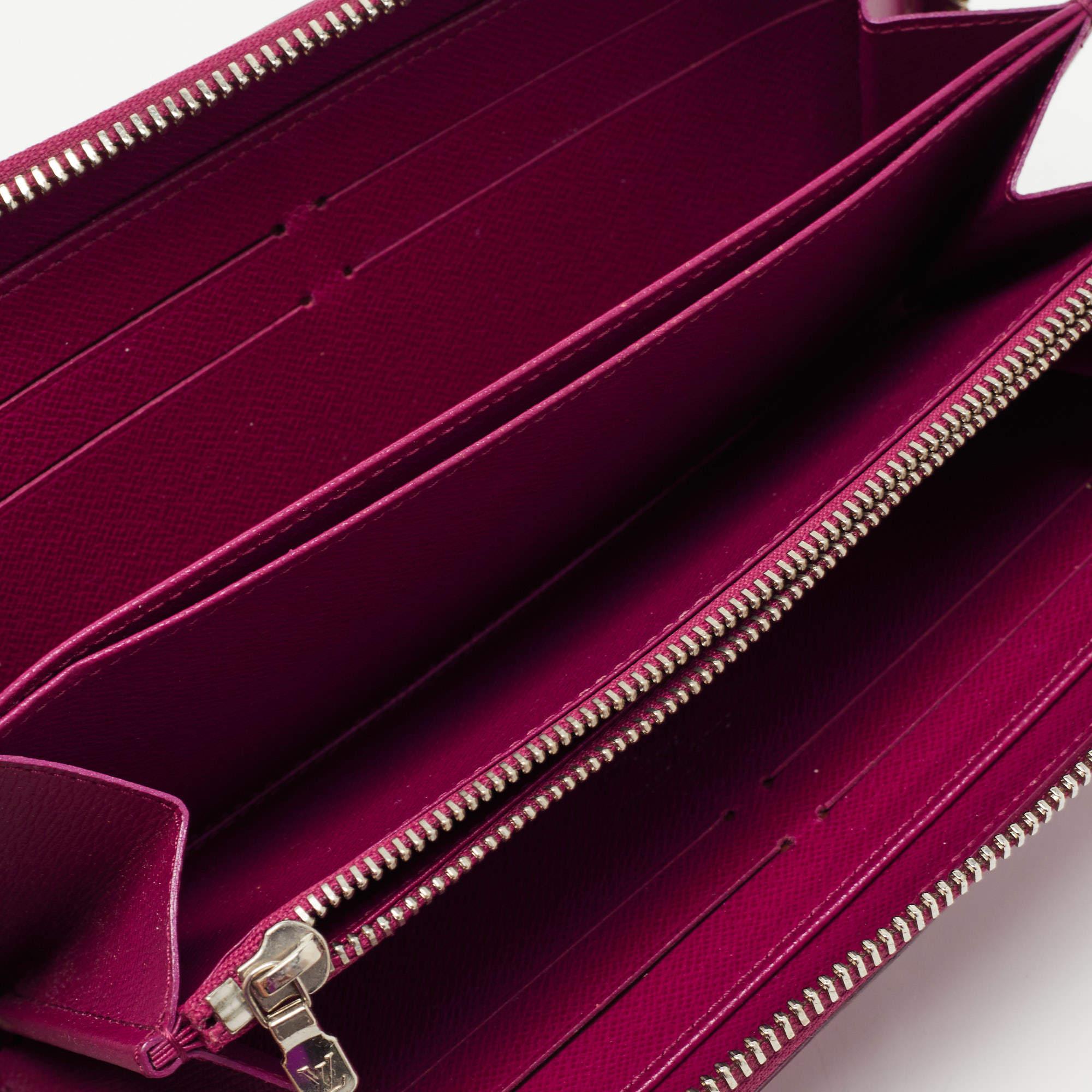 Louis Vuitton Red Epi Leather Zippy Wallet 3
