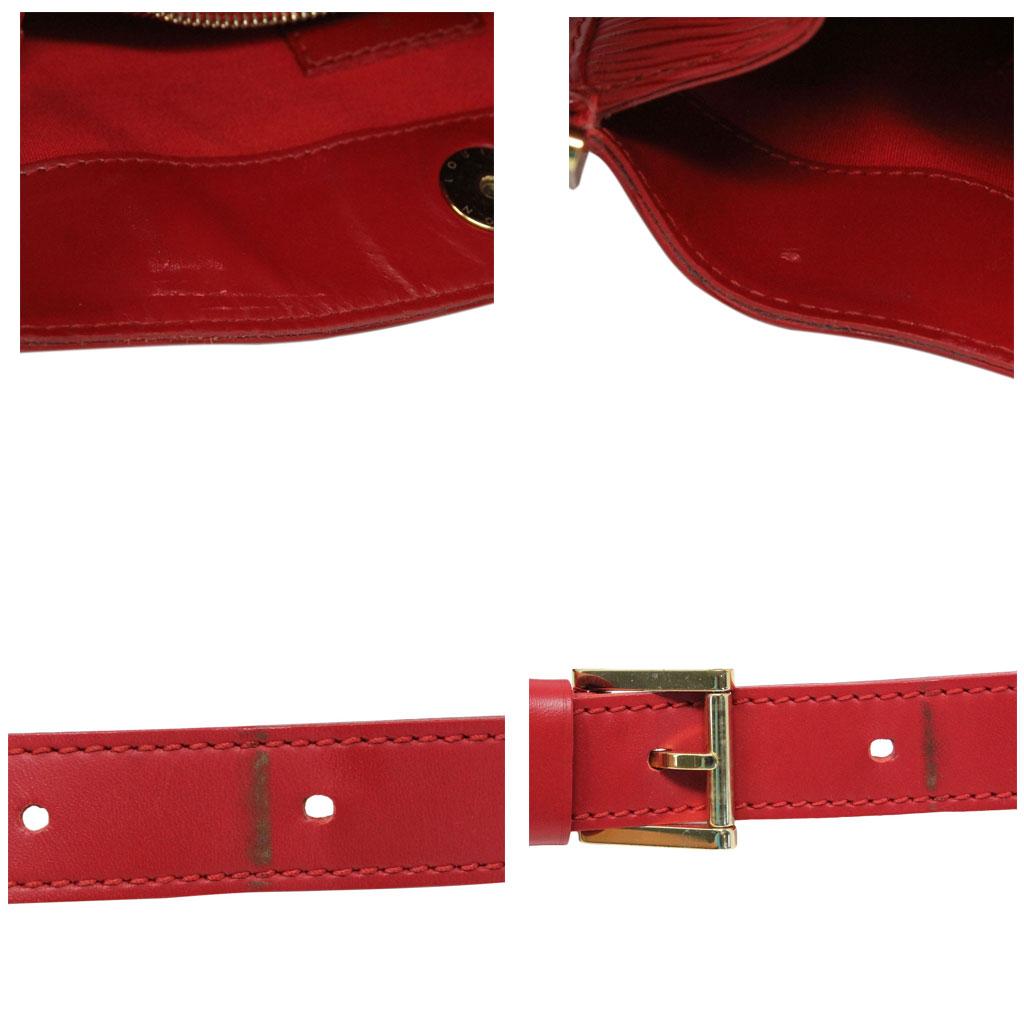 Louis Vuitton Red Epi Mandala MM Handbag in dust bag 6