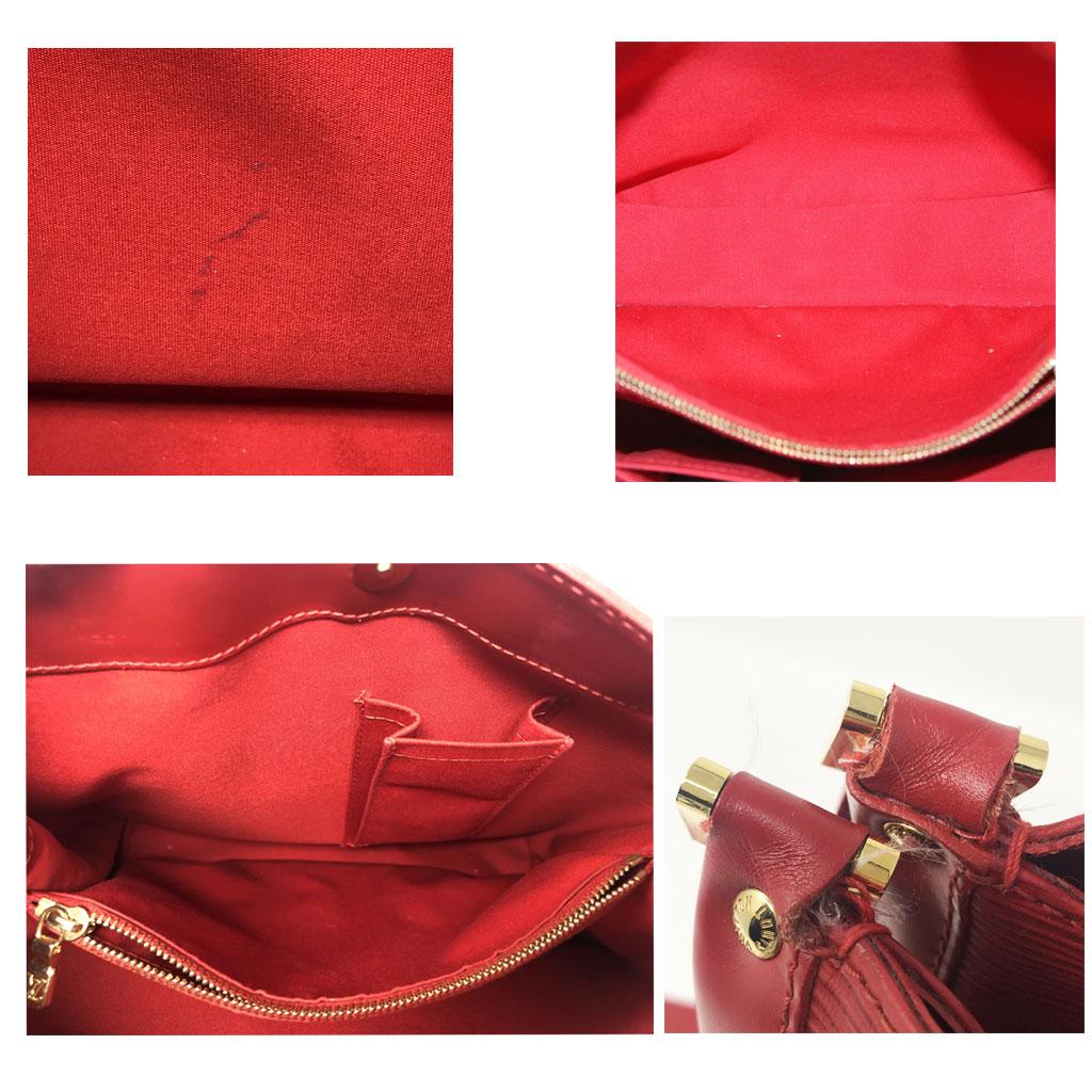 Louis Vuitton Red Epi Mandala MM Handbag in dust bag 2