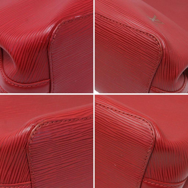 Louis Vuitton Red Epi Mandala MM Handbag in dust bag at 1stDibs