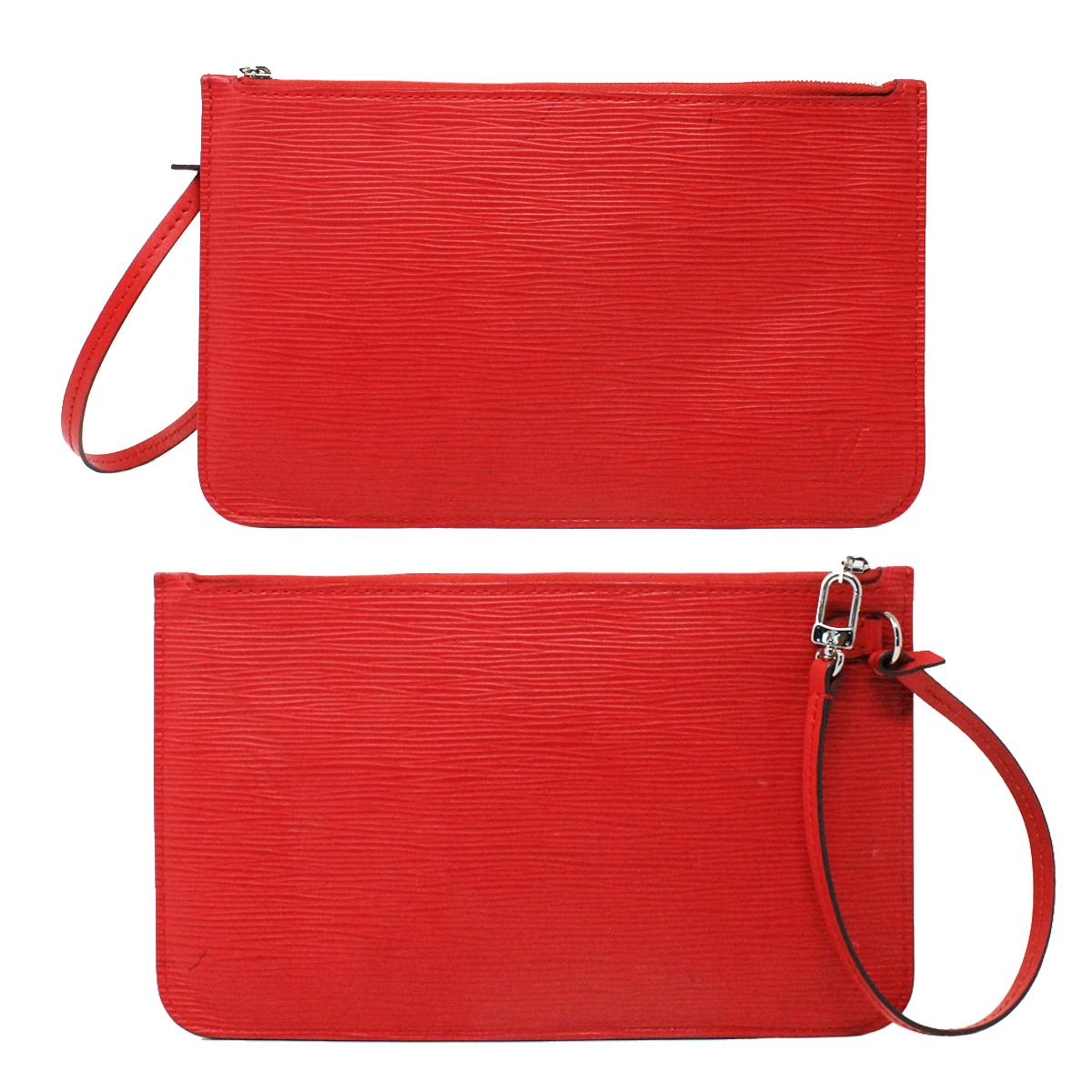 Louis Vuitton Red Epi Neverfull MM Handbag 1