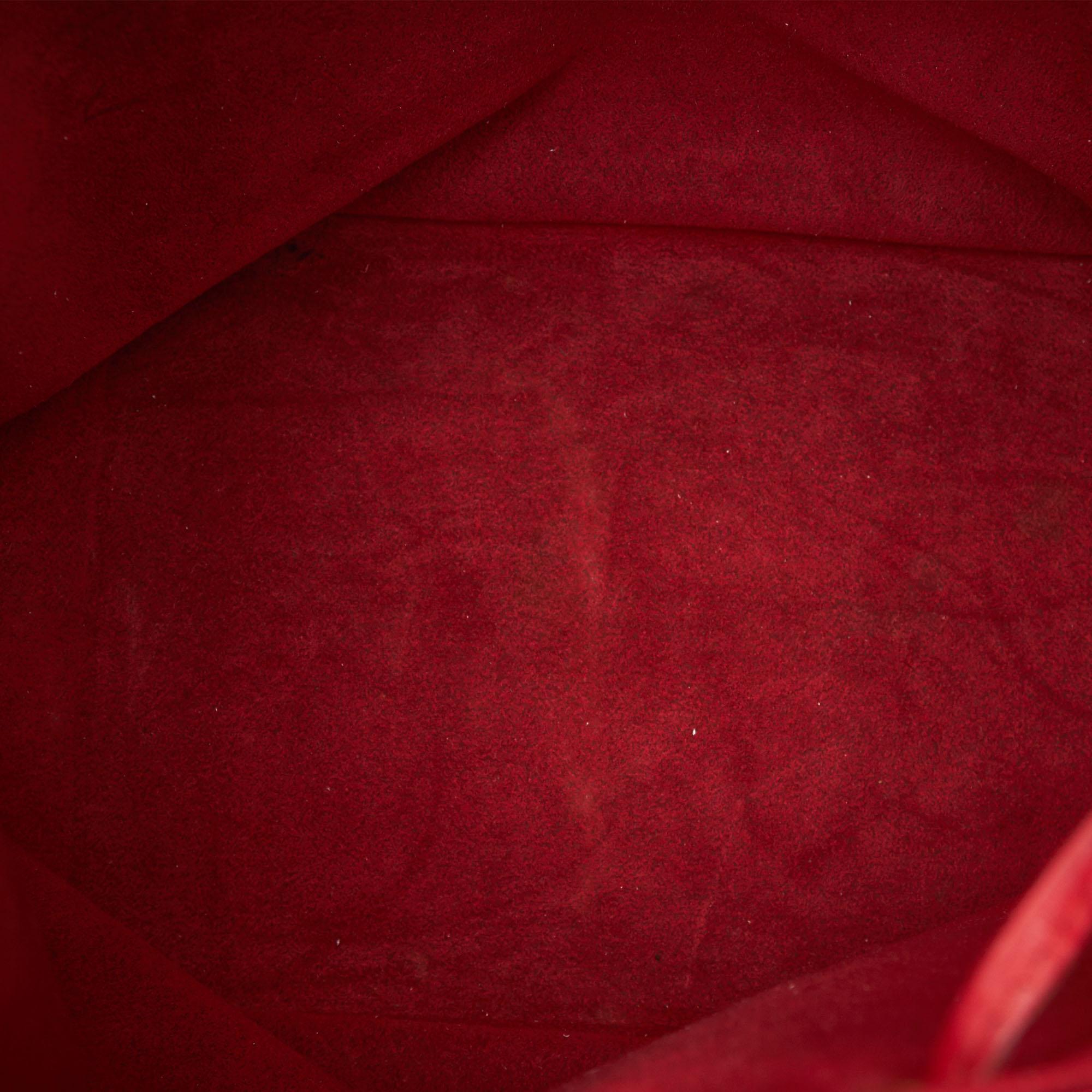 Louis Vuitton Red Epi Noe  1