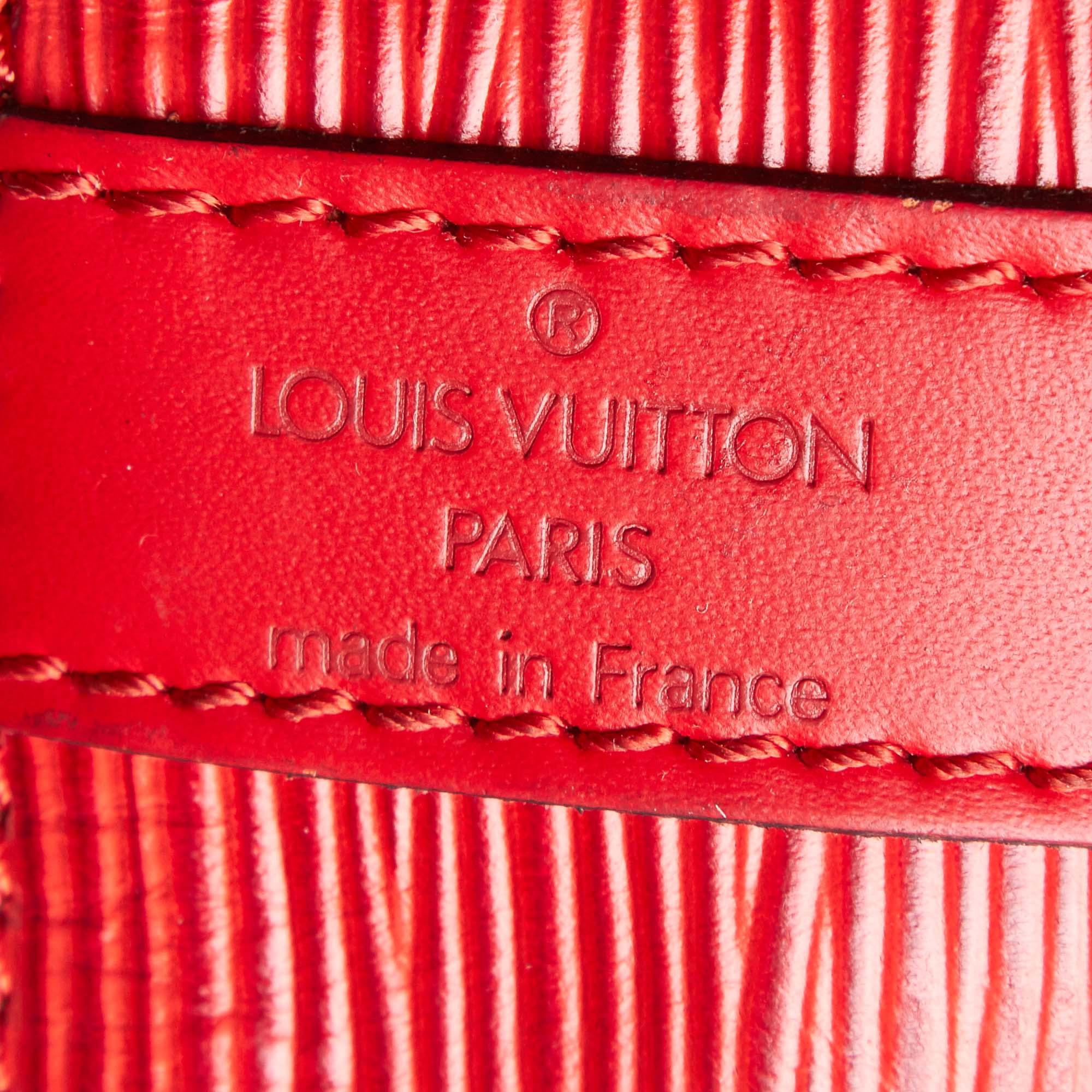 Louis Vuitton Red Epi Noe  2