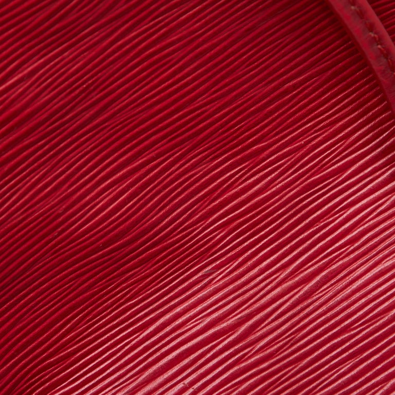 Louis Vuitton Red Epi Petit Noe at 1stDibs