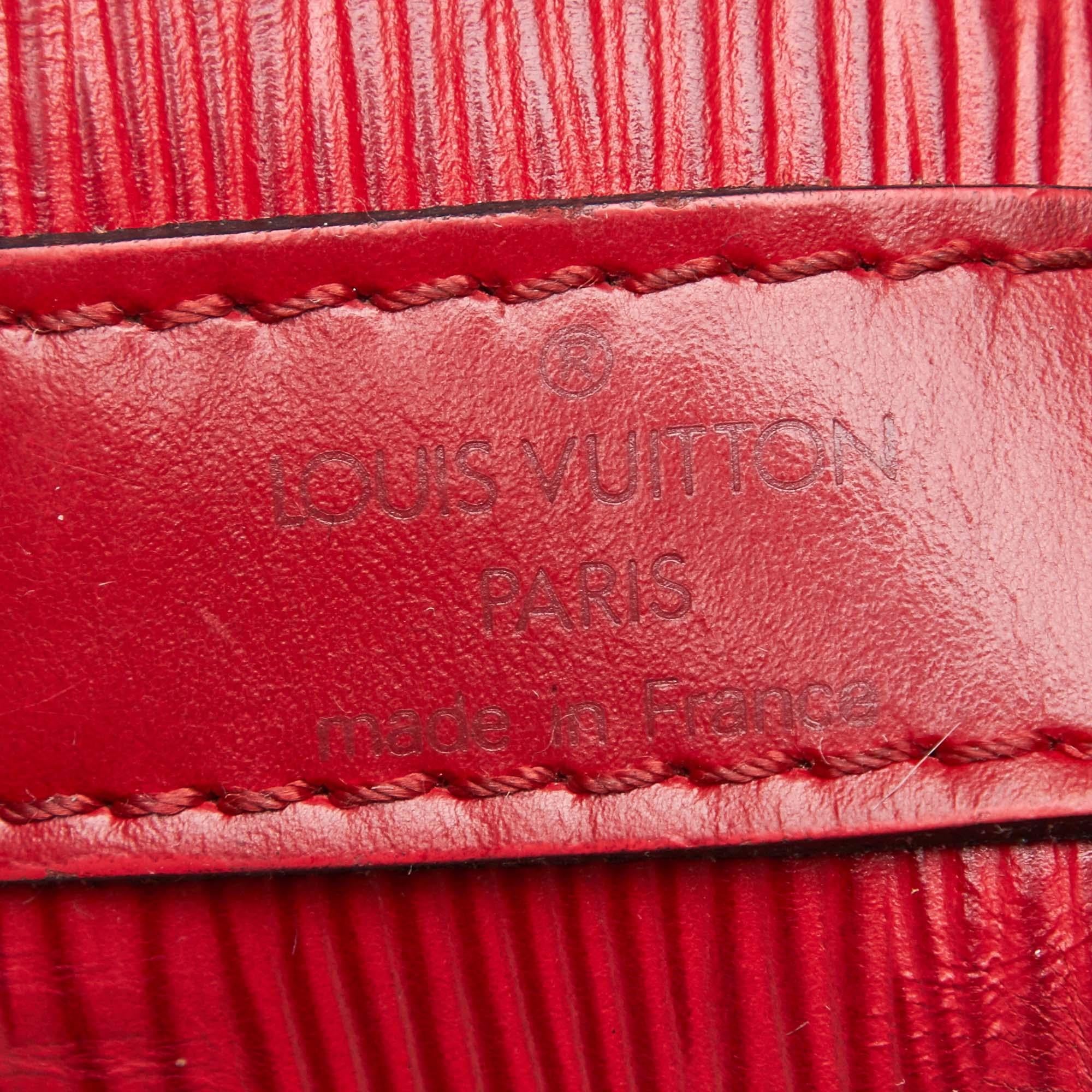 Louis Vuitton Red Epi Petit Noe 2