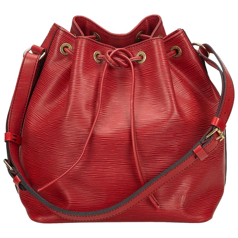 Louis Vuitton Red Epi Petit Noe For Sale at 1stdibs