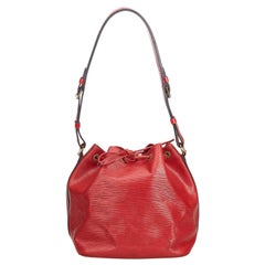 Louis Vuitton Red Epi Petit Noe