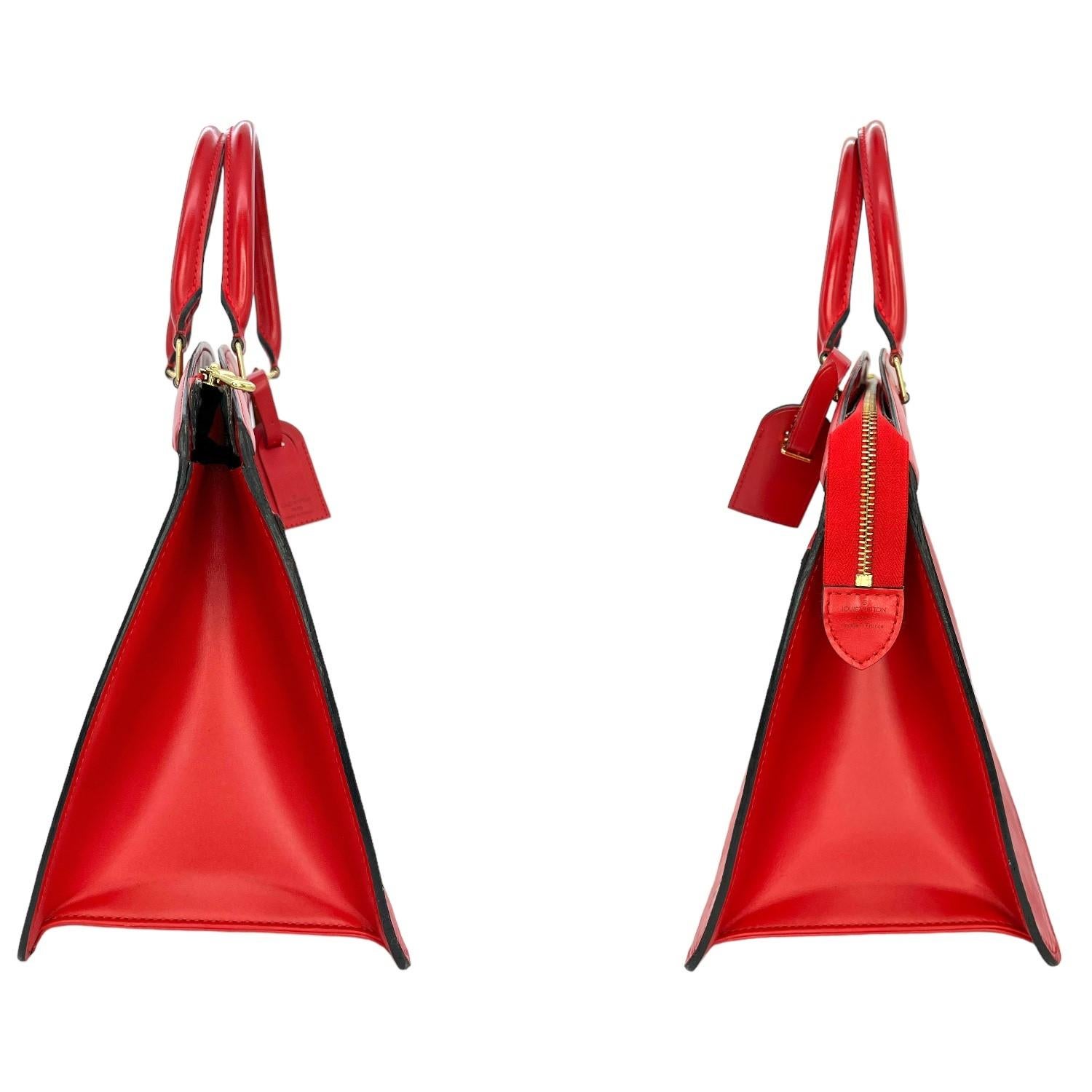 Rote Epi Riviera-Handtasche von Louis Vuitton im Zustand „Gut“ in Scottsdale, AZ
