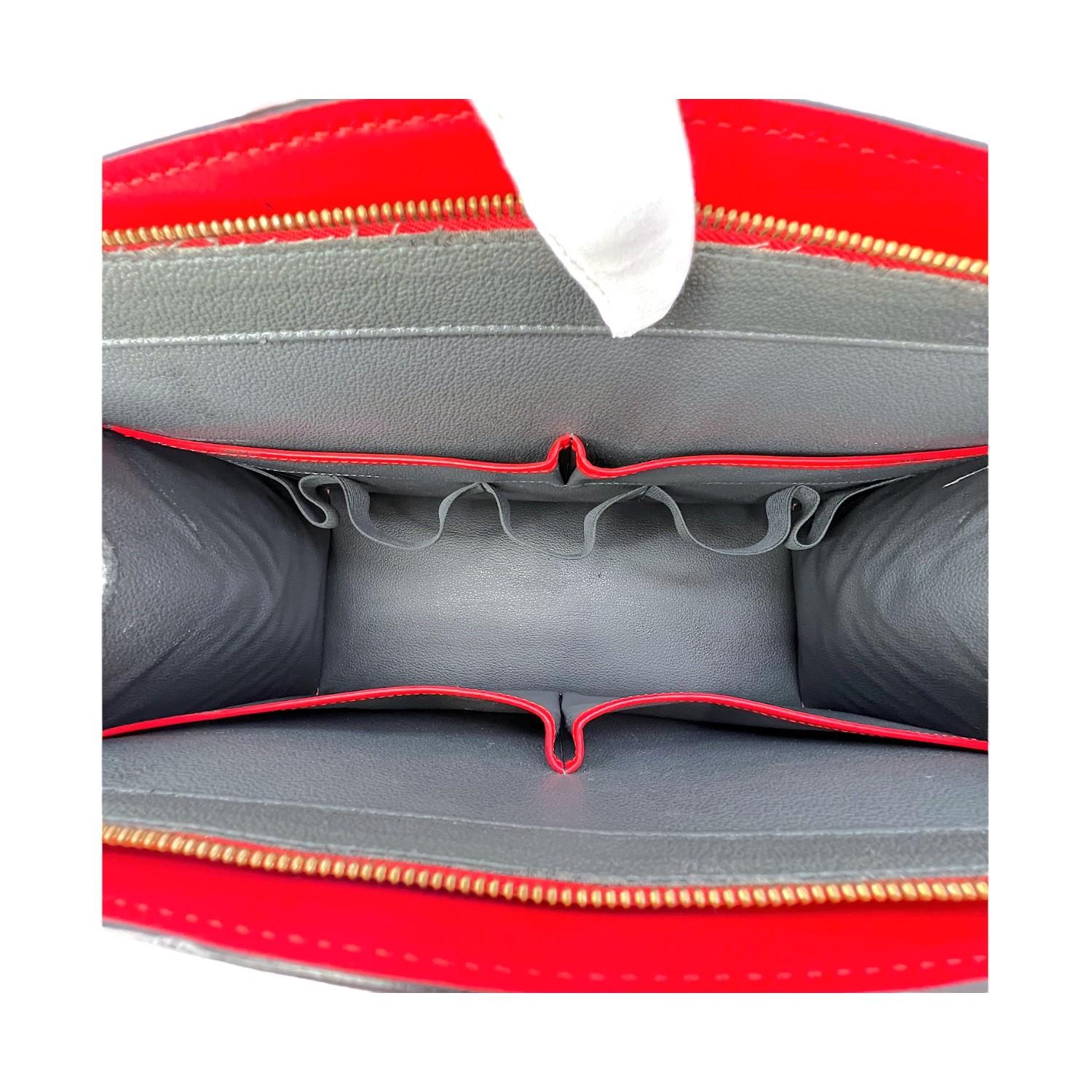 Louis Vuitton Red Epi Riviera Handbag For Sale 2