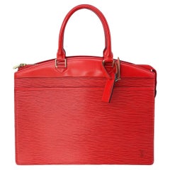 Louis Vuitton Red Epi Riviera Handbag