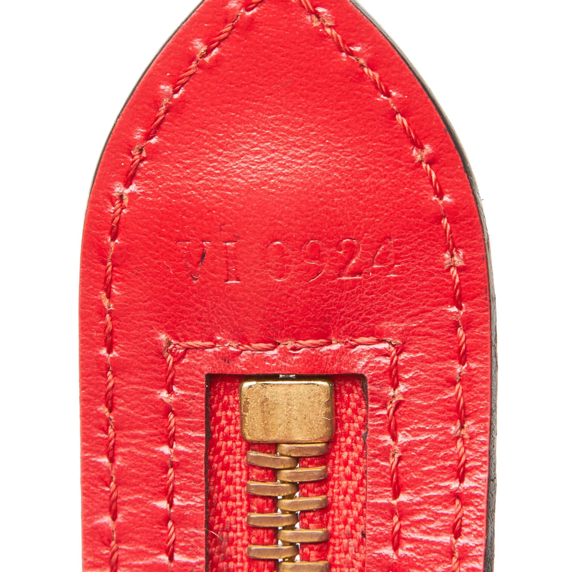 Louis Vuitton Red Epi Saint Jacques Short Strap 2