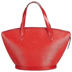 Vintage Louis Vuitton Red Epi Saint Jacques Short Strap