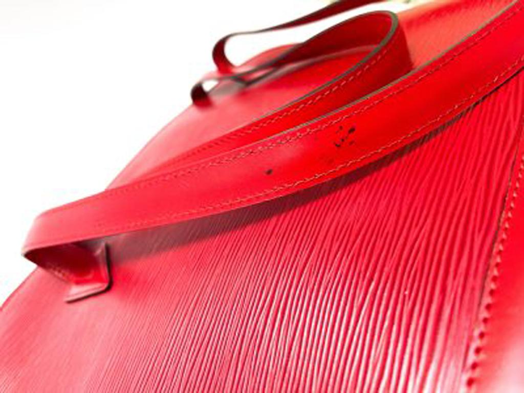 Louis Vuitton Red Epi Shoulder Bag  1