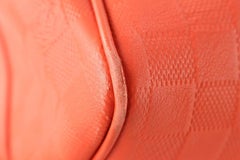 Louis Vuitton Red Fusion Damier Infini Leather Keepall Bandouliere 45 8LVJ1025