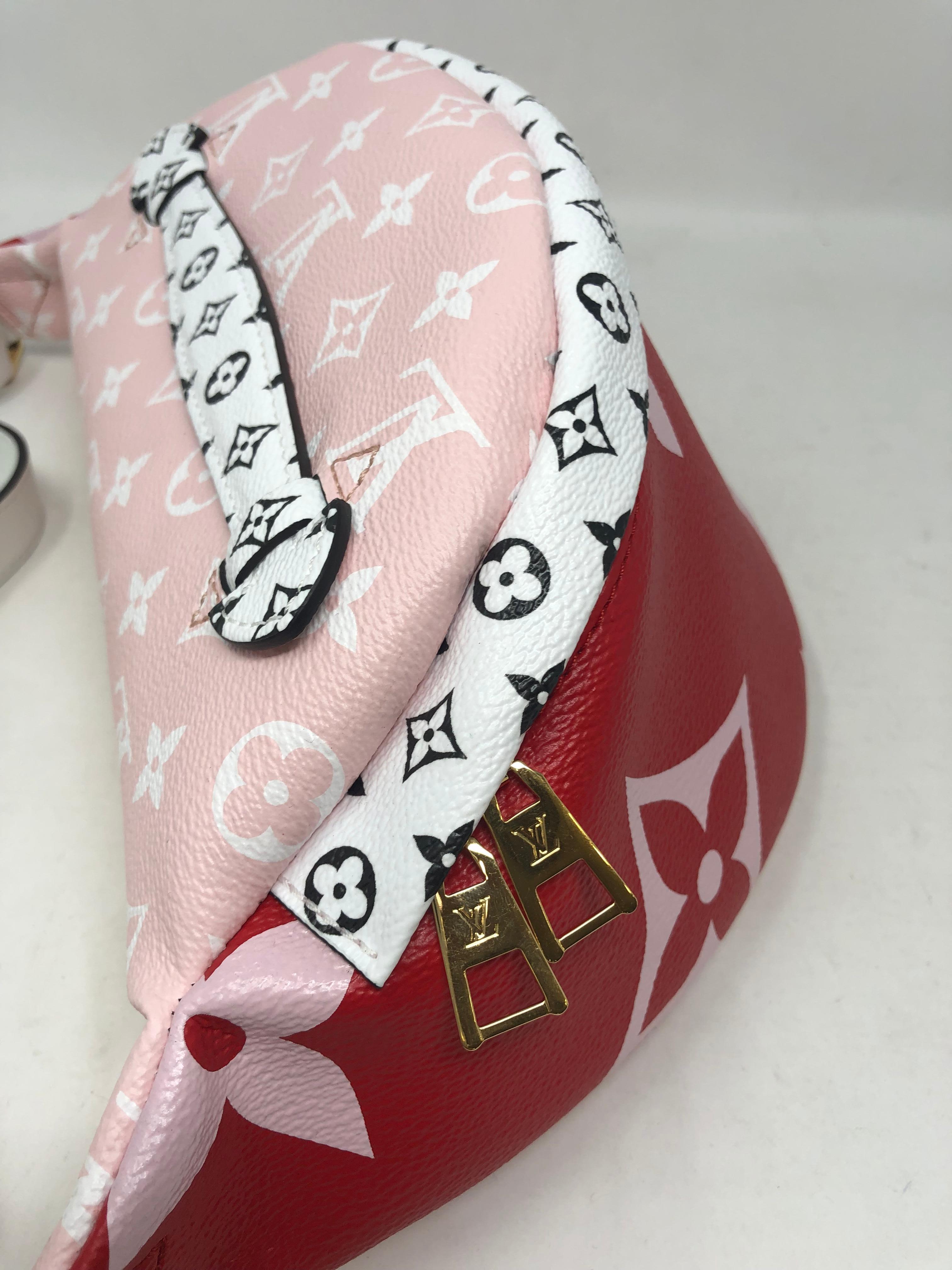 Louis Vuitton Red Giant Bum Bag 4