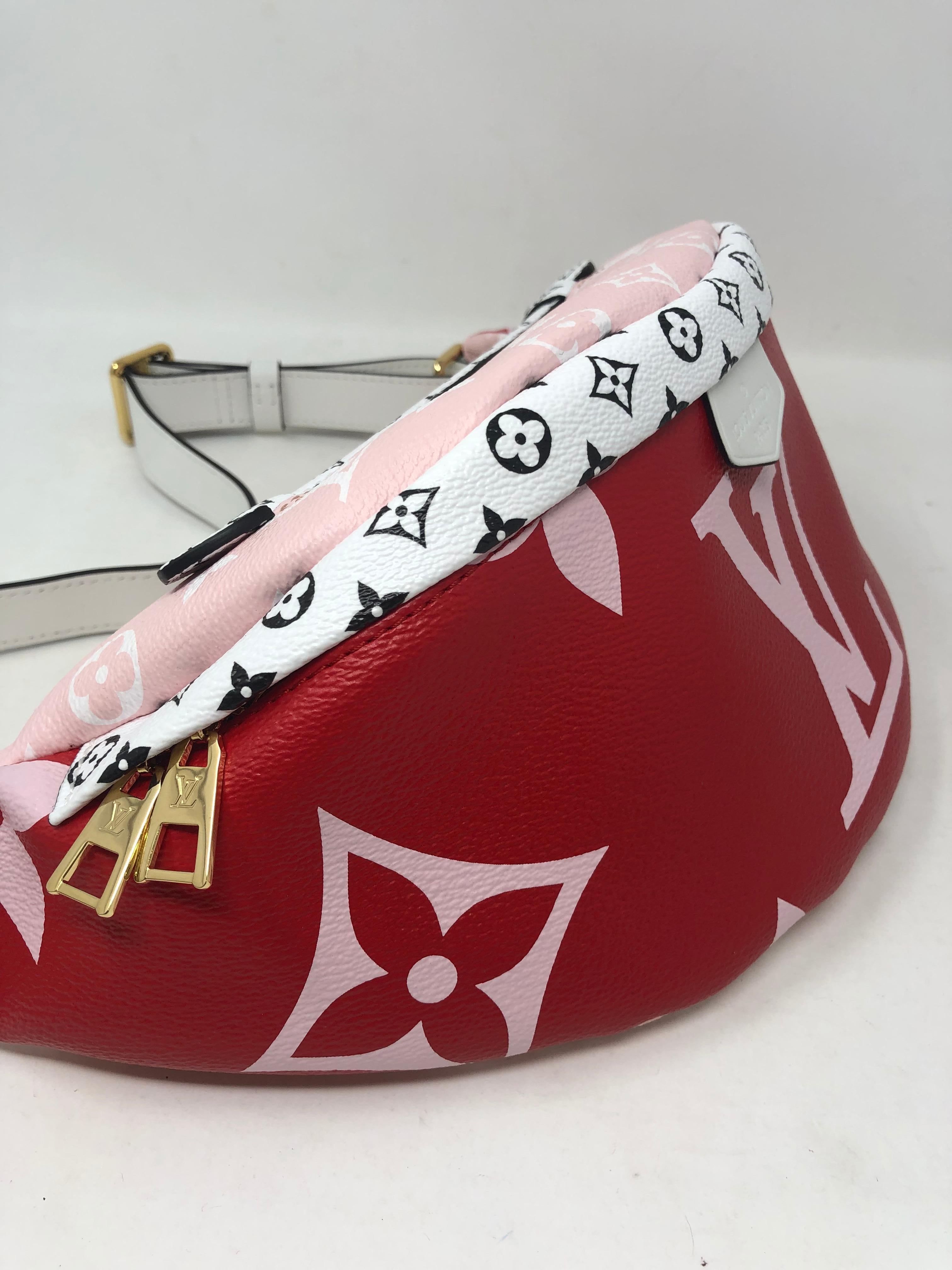 Louis Vuitton Red Giant Bum Bag 5
