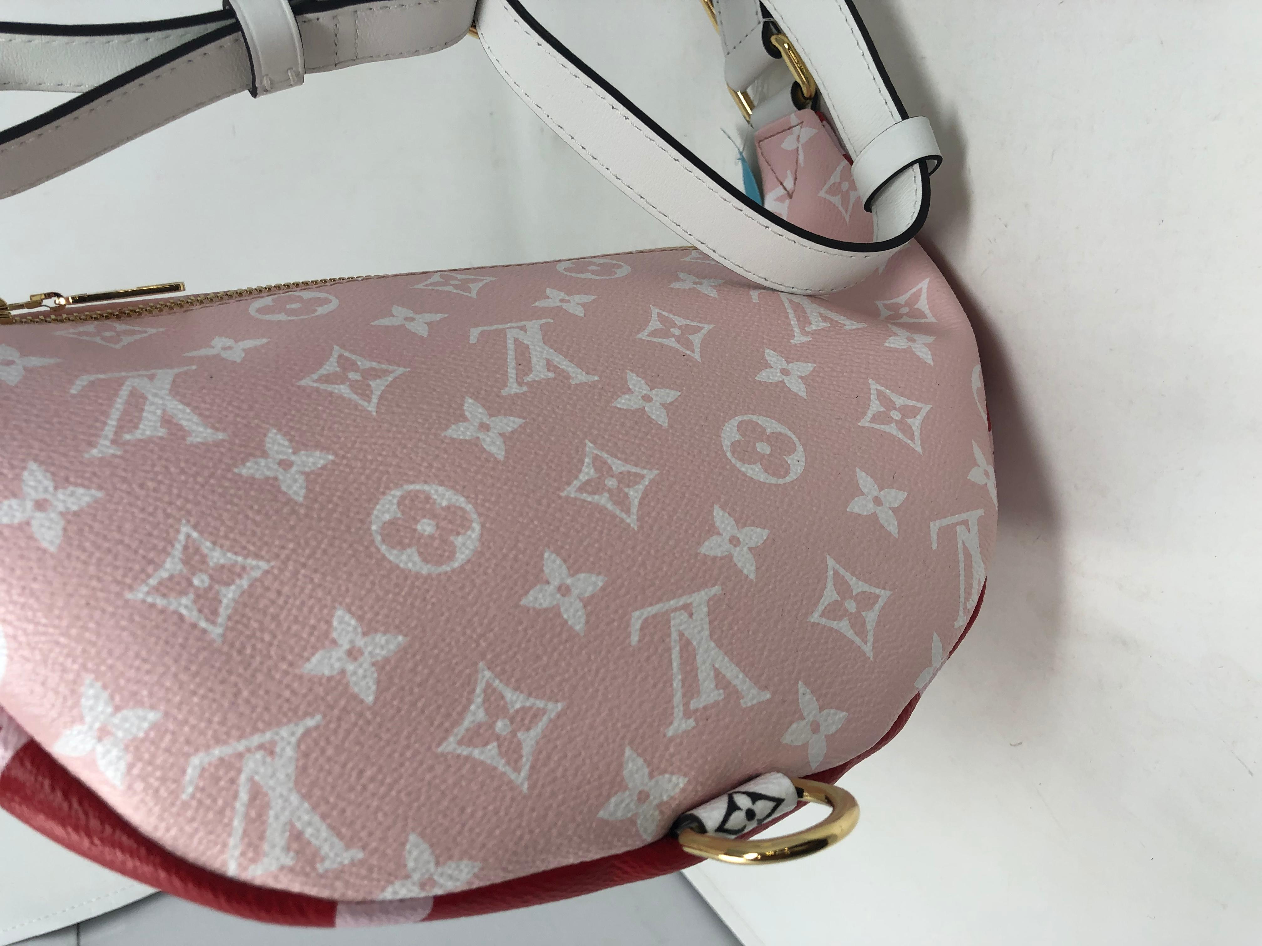 Women's or Men's Louis Vuitton Red Giant Bum Bag