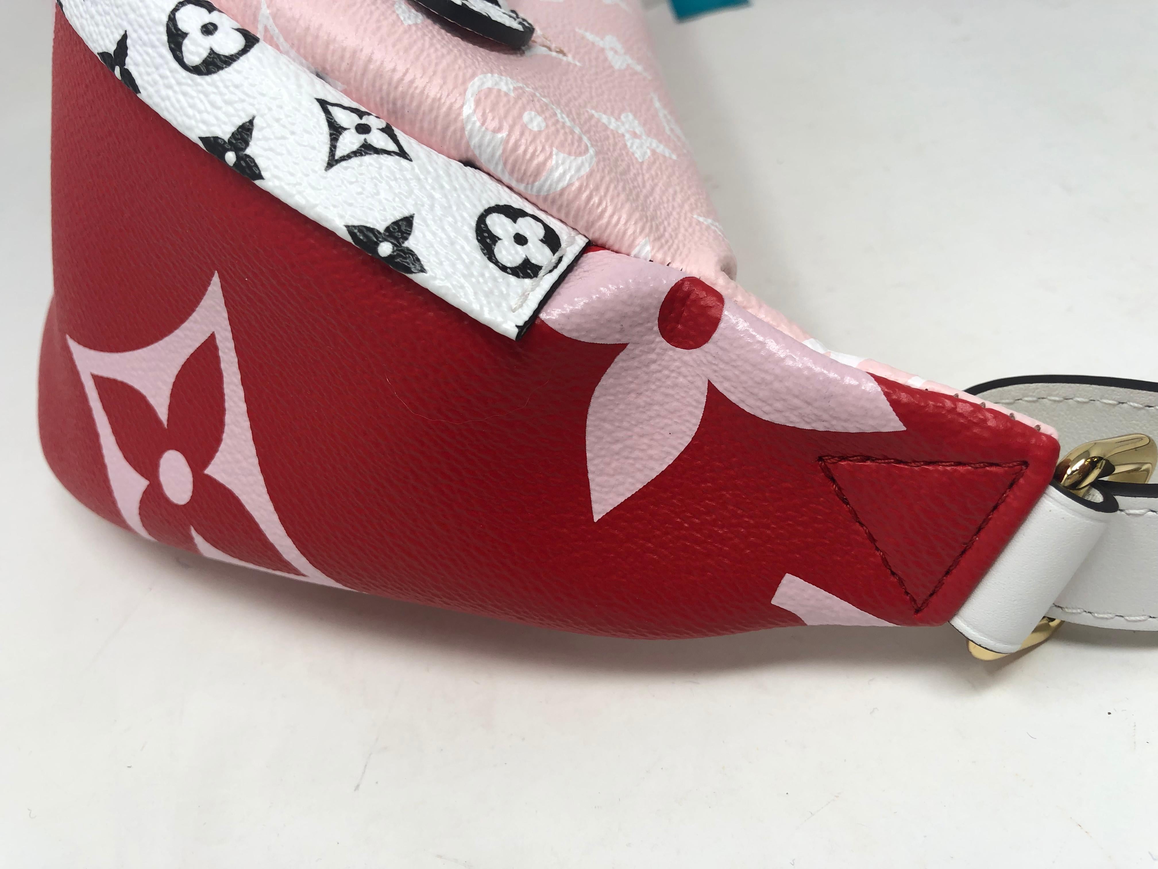 Louis Vuitton Red Giant Bum Bag 2