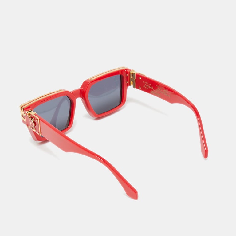 Louis Vuitton, Accessories, 1 Millionaire Sunglasses Red