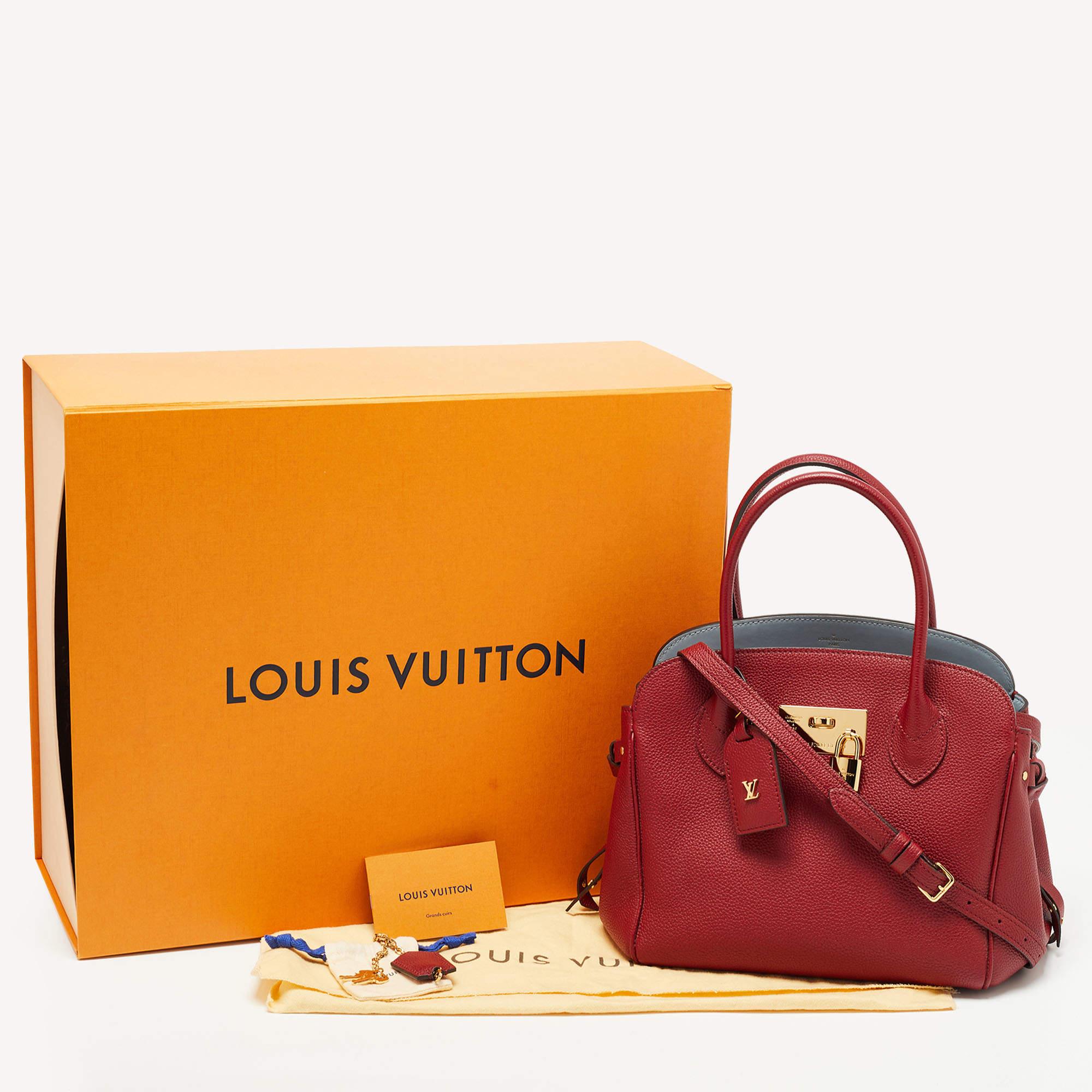 Louis Vuitton Red Leather 2Way Milla PM Bag 9