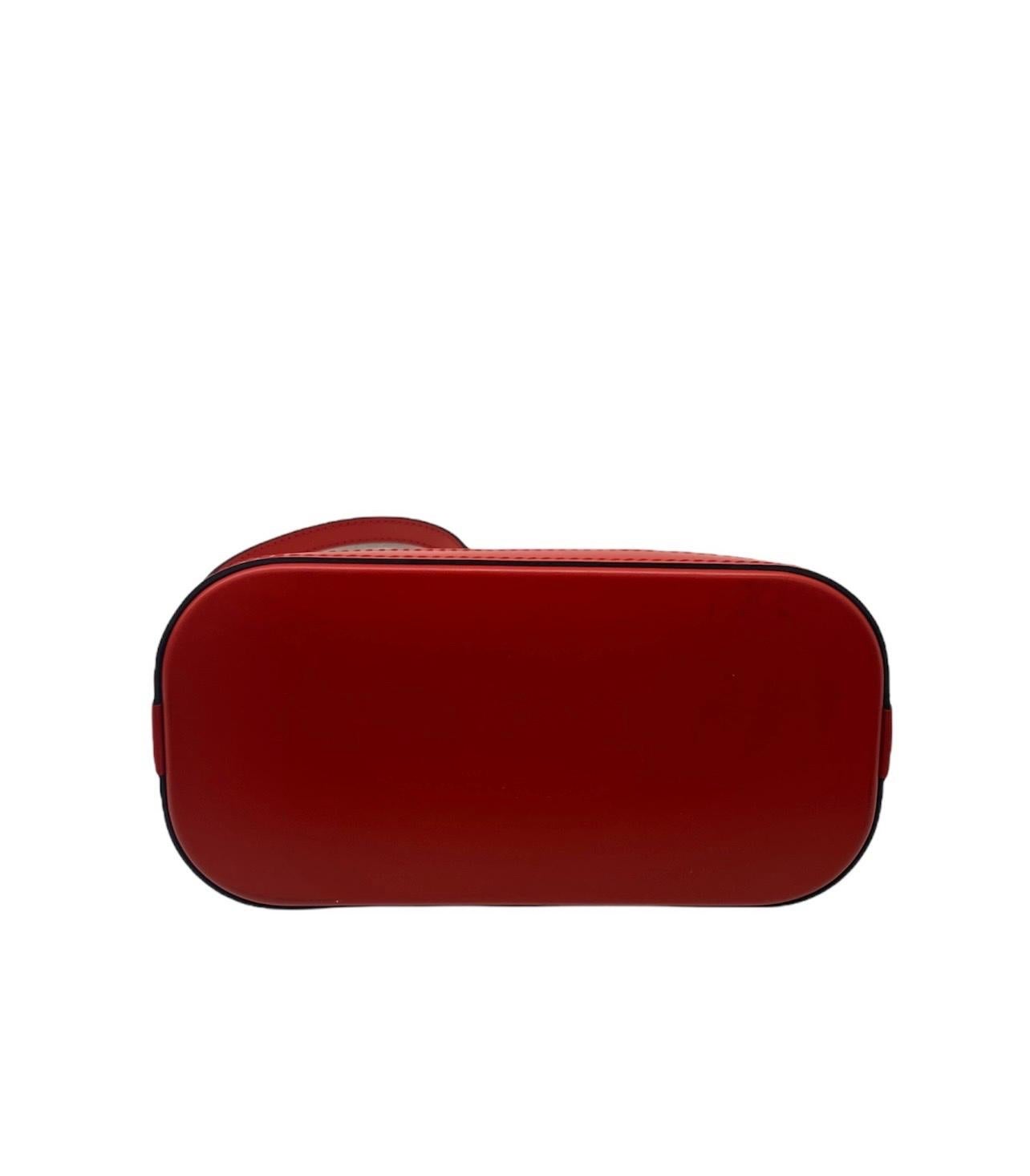 Louis Vuitton Red Leather Alma BB Epi Bag 1