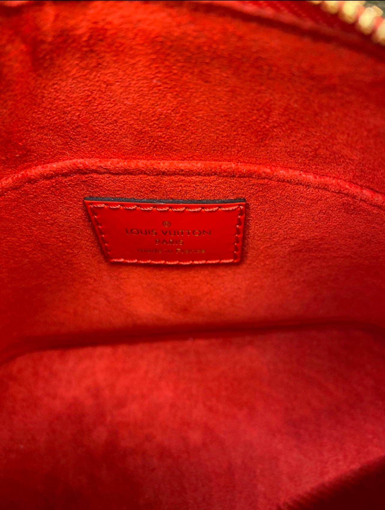 Louis Vuitton Red Leather Alma BB Epi Bag 2