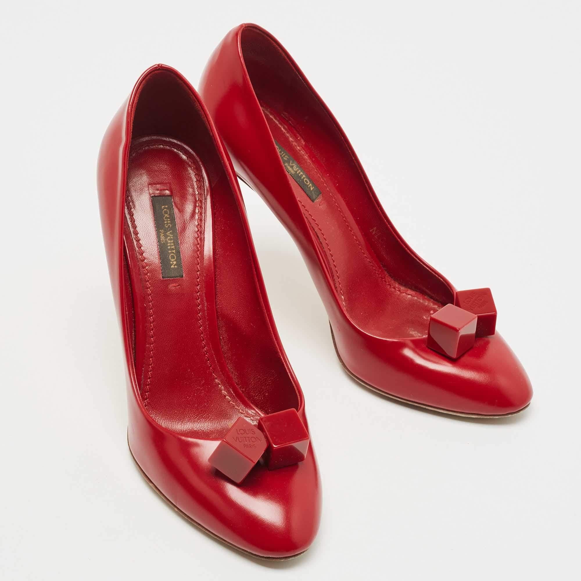 louis vuitton red heels