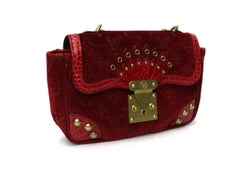 Louis Vuitton Red Leather Irvine Bag