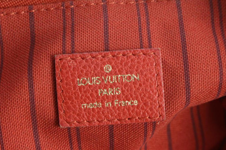 Brown Louis Vuitton Monogram Empreinte Lumineuse PM Satchel