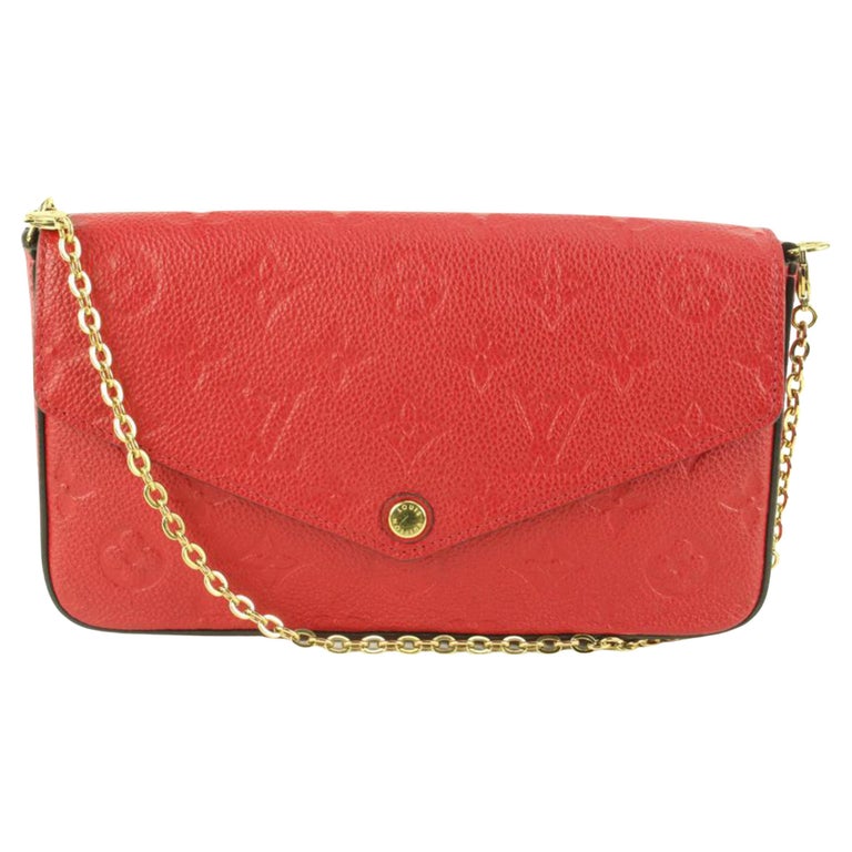 Louis Vuitton Black, Cream, And Red Monogram Empreinte Leather Crafty  Félice Pochette Gold Hardware, 2020 Available For Immediate Sale At  Sotheby's