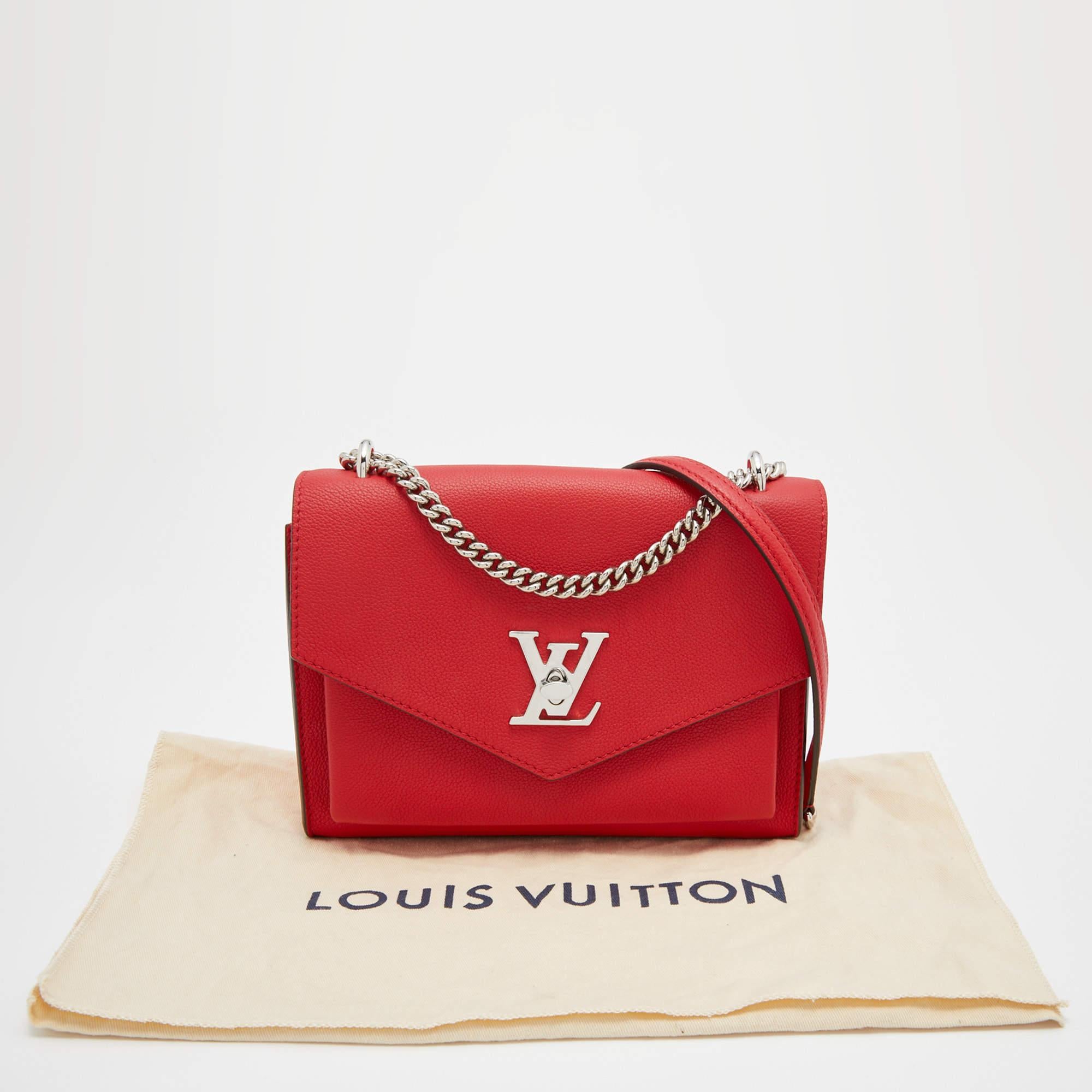 Louis Vuitton Red Leather My Lockme BB Bag 6